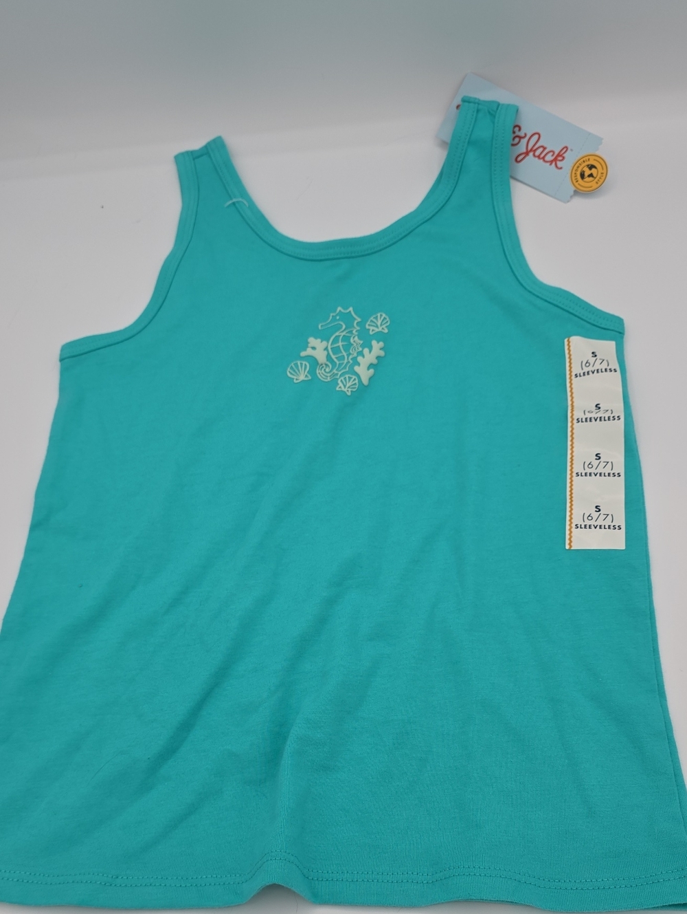 Cat & Jack Girls Tank with Seahorse